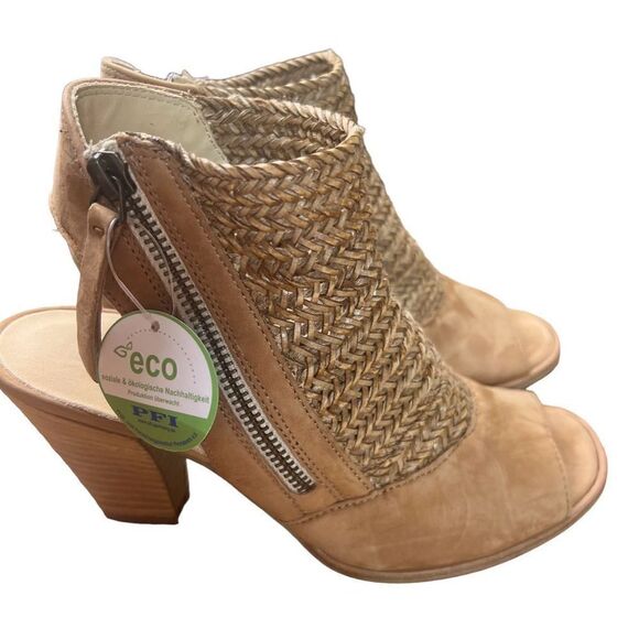 Paul Green LEILANI Sandal in Sisal Cuoio Woven Nubuck NWOB Size 3 or US 5 1/2 - Picture 8 of 11